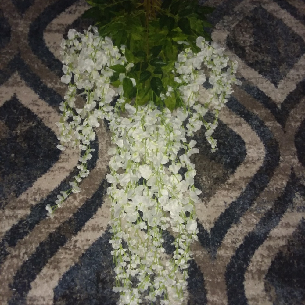 Wisteria hanging flower 24 silk artificial decor